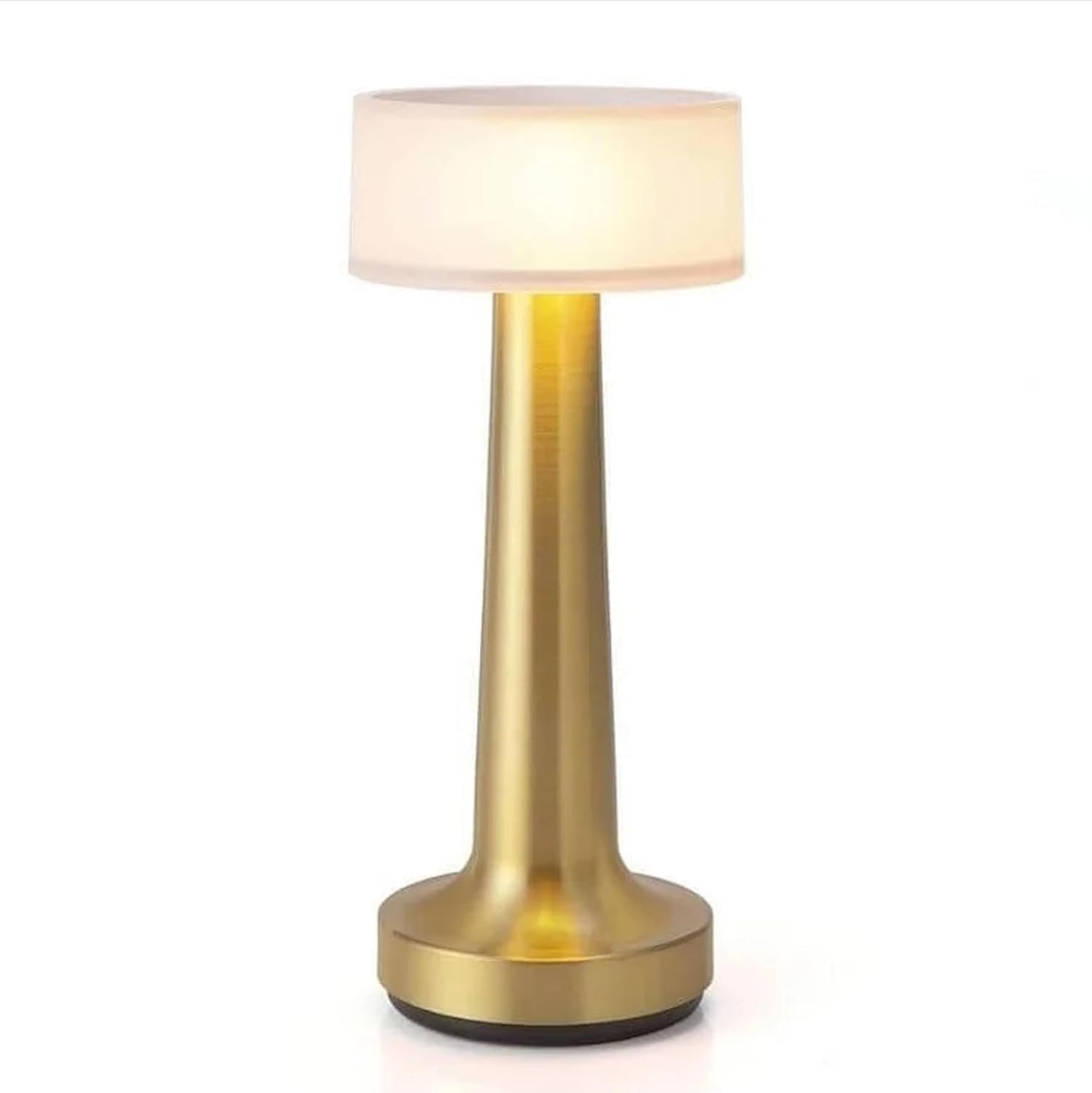 Table Lamp with 2000mAh Battery – Metal Gold Finish